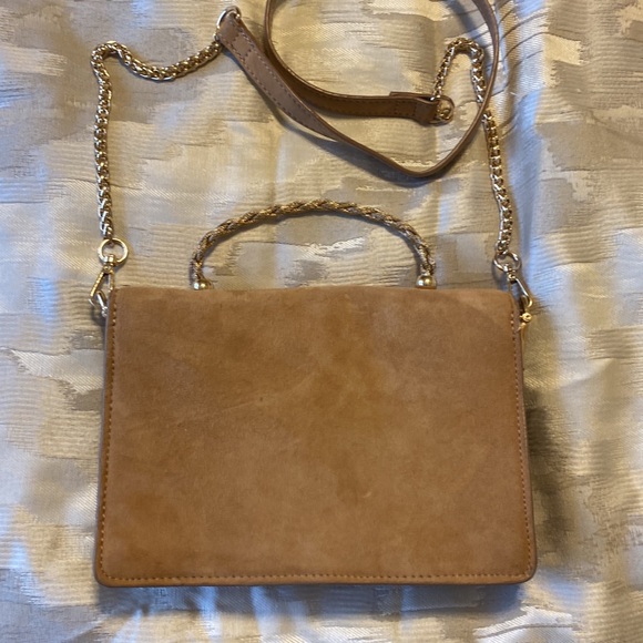 Zara woman’s suede cross body bag - Picture 2 of 6